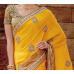 Luxurious Yellow Colored Embroidered Tussar Silk Saree Luxurious Yellow Colored Embroidered Tussar Silk Saree